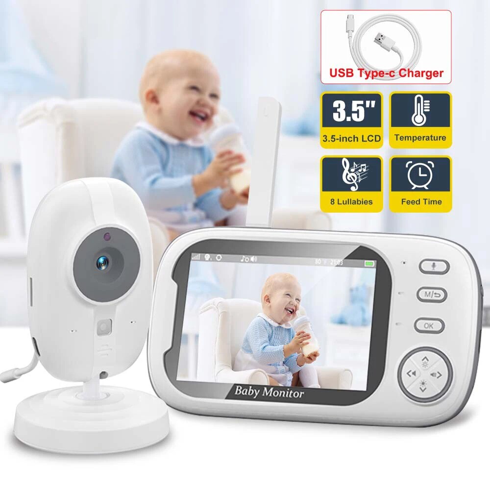 Home Cinema Wireless - 3.5 ''Video Babyfoon 2.4G Moeder Kind