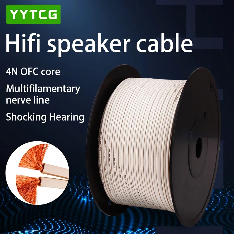 Audio Home Cinema - YYTCG DIY Luidsprekerkabel Hi-Fi Audio Lijn