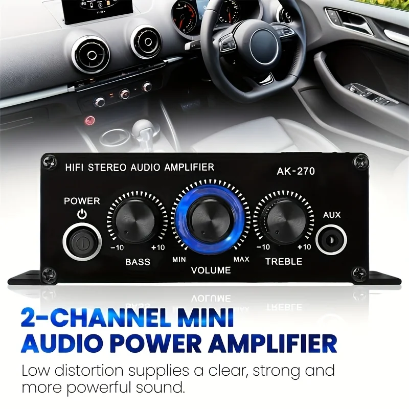 AK-270 HIFI Versterker Kanaal  - Audio Home Cinema recensie en prijs