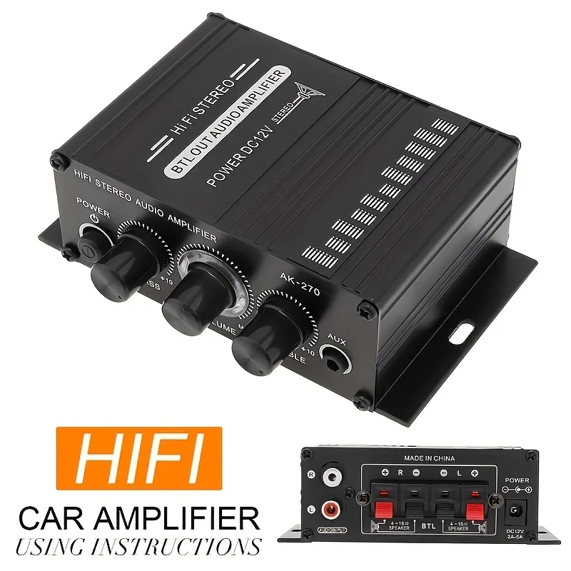 AK-270 HIFI Versterker Kanaal  - Audio Home Cinema recensie en prijs