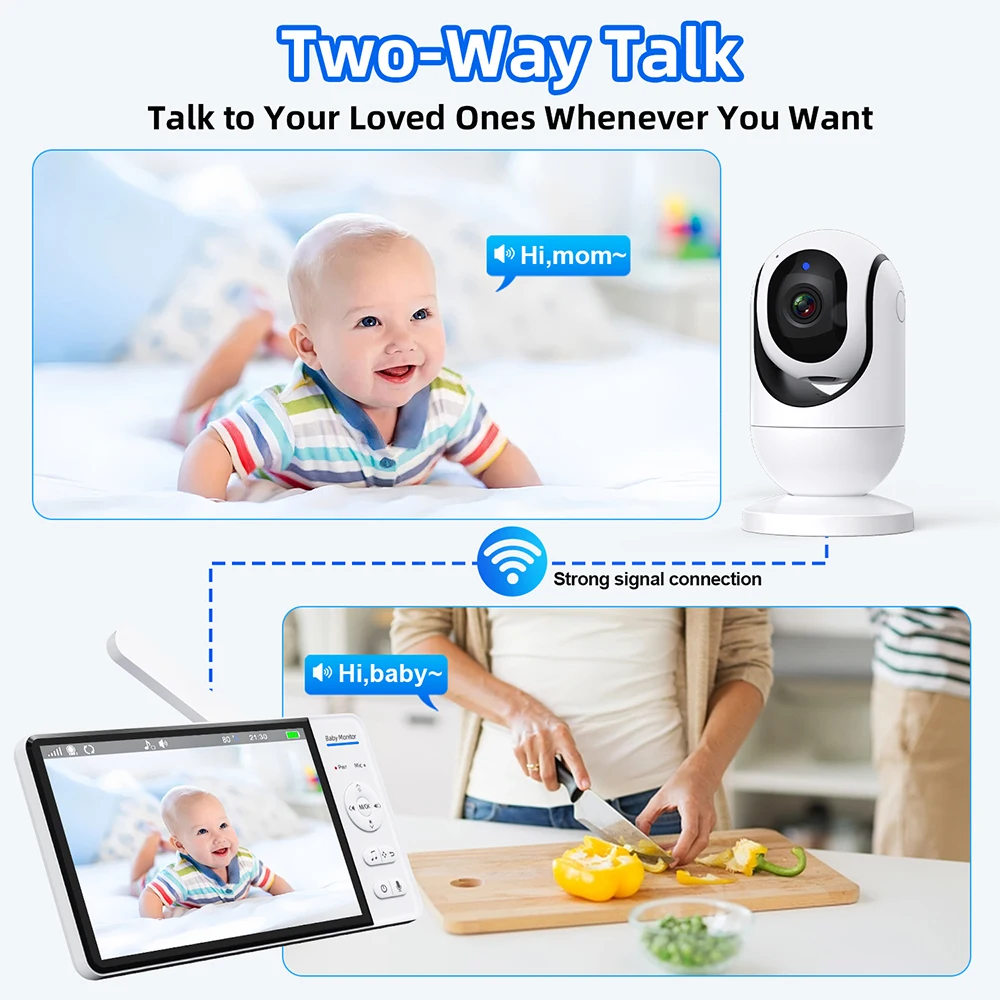 7.0 ''Video Babyfoon 720P 5000 - Home Cinema Wireless recensie en prijs