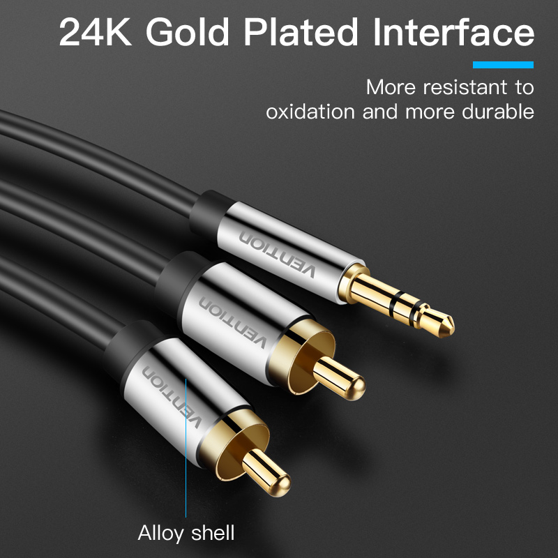 Ventie RCA Kabel 3.5 naar 2rca - Home Cinema Tv recensie en prijs